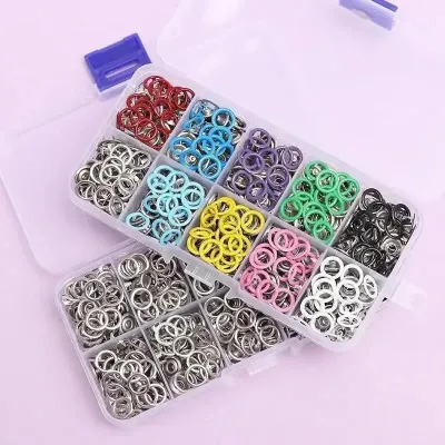 Colorful Metal Sewing Buttons Pliers Set